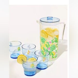 Lilly Pulitzer NIB Lemonade Set